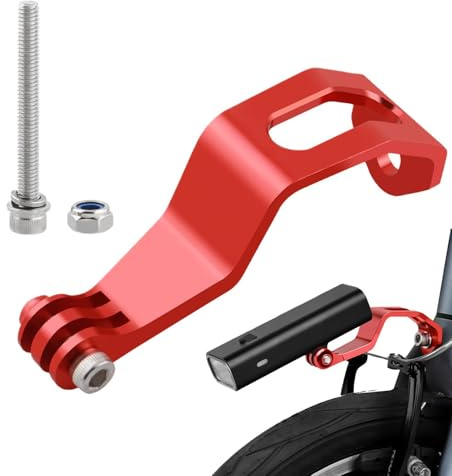 Fahrradgabel-Scheinwerferhalterung, verstellbare Fahrradlichthalter, 9,3 cm, tragbares Fahrradzubehör, verschleißfeste Halterung, Fahrrad-Gabel-Lampenhalterung für Nachtfahrten, Reisen