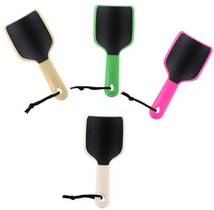 IWOWHERO Lima de Pedicura U-shaped para Pies Papel de Esmeril y Diseño Lavable, Removedor de Callos y Durezas, Pack de 4 Piezas para Cuidado Personal