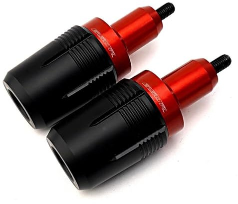 EQJSHL Motorrad Fallschutz Auspuff Rahmen Slider Crash Pad Protector Zubehör Für Für CBR 650R 650F Für CBR 650 R Für CBR650 Sturzschutz Sturzpads(Rot 1)