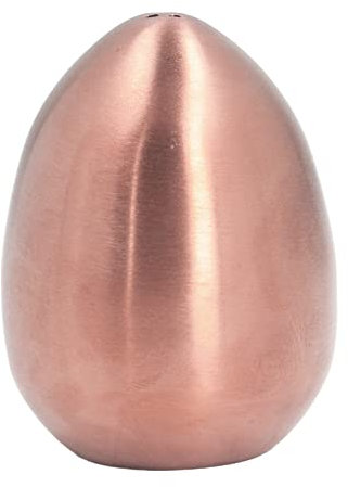 AYNEFY Shaker de Especias de Huevo, Tienda de Cocina de Sazonamiento de Pimienta de Sal de Acero Inoxidable para Fiesta de Banquetes con Diseño de Forma de Huevo único (Oro rosa)