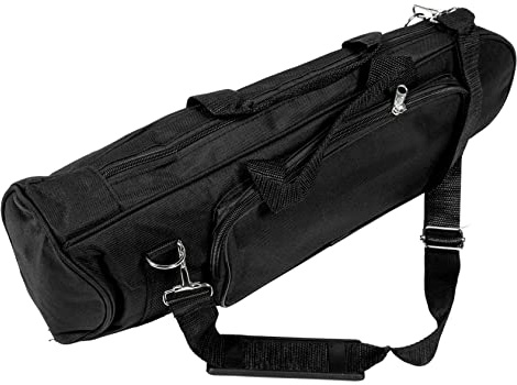 HAMPPLIES Verdickte Stoßfeste Trompetentasche aus Kratzfestem Material Kleine Outdoor Trompetentasche mit Tragegriff Aufbewahrungstasche für Blasinstrumente Praktisch für Unterwegs