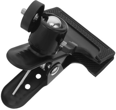 Operitacx 360grado Abrazadera Fuerte Metálica para Cámara Rótula Giratoria Tornillo para Soporte De Trípode Estudio Fotográfico o Grabación De Video