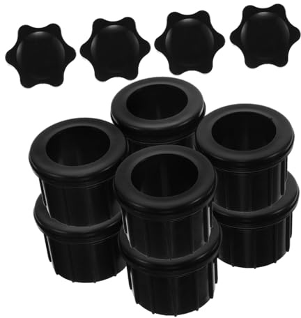 SUPVOX 4ensembles Rechange pour Parasol Capuchon De Pied Et Tube De Mât avec Vis pour Terrasse Et Patio