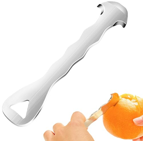 Éplucheur D'Orange | Éplucheur d'Orange pour Cocktails,Accessoire en Acier Inoxydable Portable pour les Fruits tels que le Pamplemousse, le Citron et le Pomelo | Pamplemousse Citron Grenade