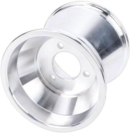 Fabater Cerchione per ATV da 5, Cerchione per Go Kart da 10X4,50-5 Pollici con 3 Alette Adatto per Go Kart, ATV, Cerchione per Go Kart, Foro Centrale da 125 Mm