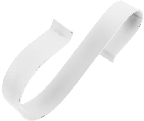 PATKAW Iron Lifebuoy Ring Holder Compatible with Surfaces Multi-use White Swimming Pool Hook Outdoor Life Ring Bracket for Boat and Fence