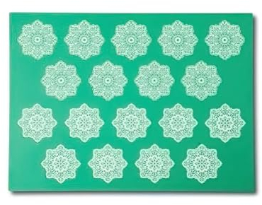 Pavoni Italia S.P.A Silikonmatte Magic Decor Blümchen, 1er Pack