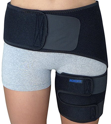 Hip Brace for Women, Men - Sciatica Brace - Groin Pull Compression Wrap - Sciatica Pain Relief Devices, Hip Brace for Sciatica Pain Relief Brace, Sciatic Relief Devices, Sciatic Nerve Pain Relief, Thigh Compression Sleeve, SI Belt, Hamstring Compression Sleeve, SI Joint Belt for Women, Bursitis Hip Pain Relief Devices