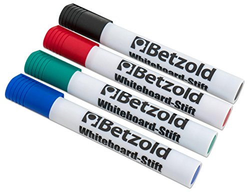 Betzold Whiteboard-Marker, Stifte-Set, 8 Stück | Whiteboardstifte, Marker, Schreibset, Tafelstifte, Bürobedarf