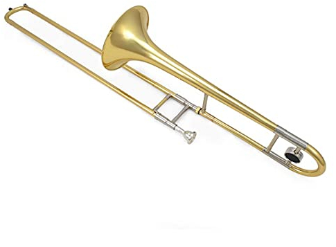Quartposaune Professionelle Tenor- Posaune B Flache Tenor- Posaune Mit Dem Mundstück Mit Gehäuse,Handschuhen,Gold-Messing-Windinstrumente