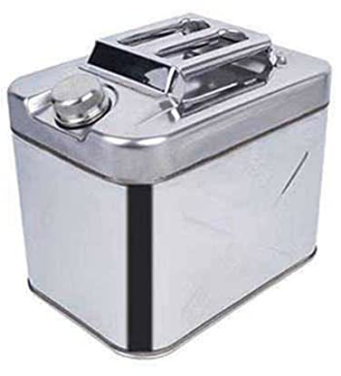 BHBXZZDB Recipientes para Gasolina, Garrafas bidon de Metal de Boca Ancha Ideal para Gasolina y químicos, 10L/15L/20L/25L/30 litros