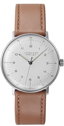 JUNGHANS max Bill Armbanduhr Handaufzug mit Saphirglas 27/3701.02