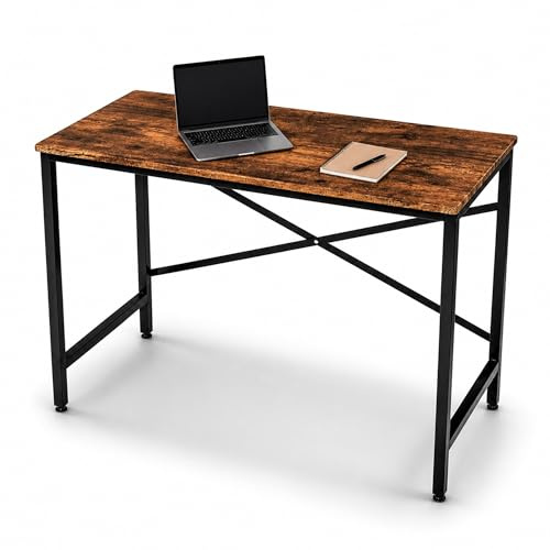 Oypla 100cm Heavy Duty Industrial Writing Computer Desk Home Office Worktop Table