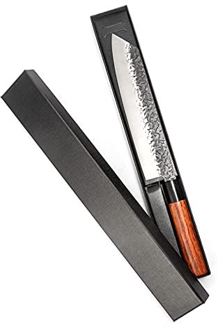 Smidd rostfritt stål lax skivning kniv sashimi matlagning sushi kniv och sashimi speciell kniv set Kökskniv set (Color : C)