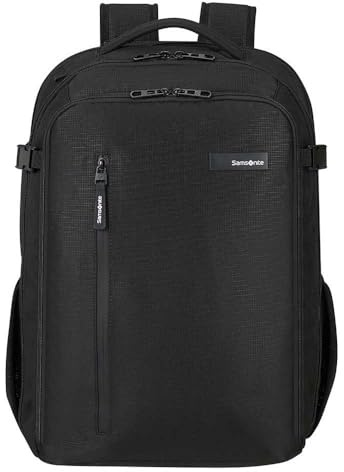 Samsonite Roader - Laptopryggsäck Expanderbar 17.3 Tum, 46 cm, 31.5/39.5 L, Svart (Deep Black)