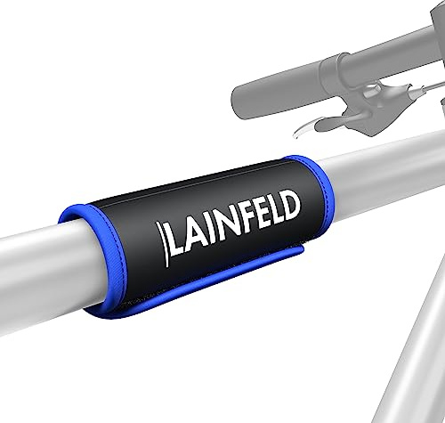 LAINFELD Juego de 3 protectores para cuadro de bicicleta, protección de transporte compatible con portabicicletas Thule, protección de marco de carbono, accesorio de fijación