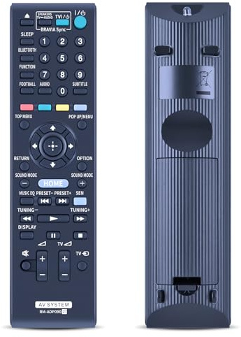 RM-ADP090 Fernbedienung kompatibel mit Sony Blu-ray Disc DVD RMADP090 BDV-E2100 BDV-E4100 BDV-E6100 HBD-E3100 BDVE2100 BDVEF1100 BVDE6100 Sony Heimkinosystem Ersatz Fernbedienung