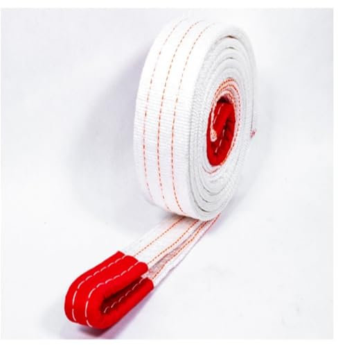 Verdickte Hebegurte langlebig schwer Hebegurte für industrielle Flachanhänger mit verdickten Seilen von 3-5 Tonnen und Stoff-Hebegurte (Color : 5T, Size : 1M)