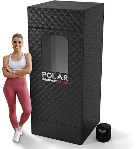 Polar Recovery Sauna 2.0 pluripremiata (1,8 m) – Elite Portable Steam Sauna Pod per atleti e recupero a casa | Assistenza post-assistenza premium sostenuta dal Regno Unito