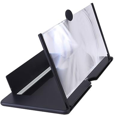 OSALADI Kleiner Handy Bildschirmlupe 3d Videovergrößerer Aus Sicherem Material Mit Ständerhalterung Tragbarer Telefonhalter Für Klareres Abspielen Bei Videos Und Spielen