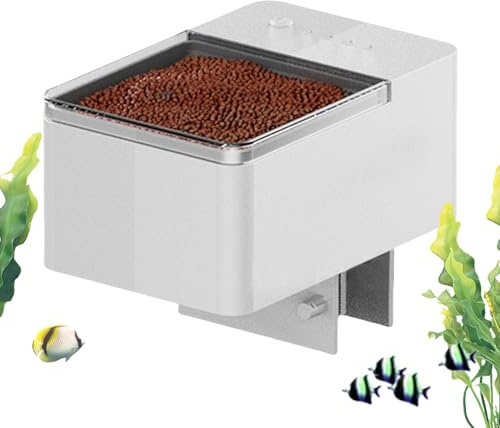 Automatischer Fischfütterer - Urlaubs-Futterspender Mit Präzisionsfunktion | Präzises Fütterungssystem Für Flockenfutter Und Granulat Mit Vielseitiger Anwendung