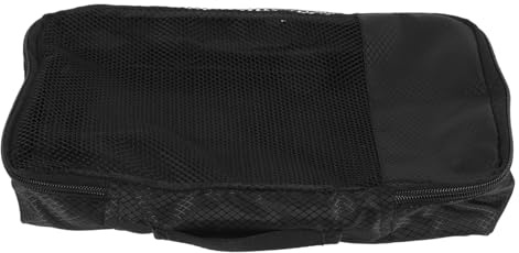 KOMBIUDA Schwarze Kleine Reise packwürfel für Koffer Leichter Organizer mit Reißverschluss Große Kapazität Vielseitig für Business Urlaub Camping und Tägliche Reisen Geeignet
