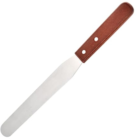 Alipis Spatola Per Ceretta in Acciaio Inox e Legno, Raschietto Per La Rimozione Dei Peli Ceretta, Applicatore Per Depilazione Corpo Donna Manico Ergonomico Per Uso Professionale e Personale