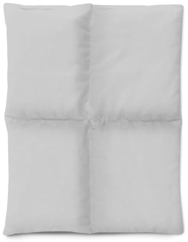 Amilian Cuscino con noccioli di ciliegia, 30 x 23 cm, cuscino termico; cuscino freddo con noccioli di ciliegia al 100% – cuscino per microonde – ideale per collo, spalle, schiena e uso quotidiano