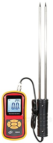 Feuchtigkeitsmesser, Getreide-Feuchtigkeitstester-Getreide-Feuchtigkeitstester-Korn-Temperatur- und Feuchtigkeitstester