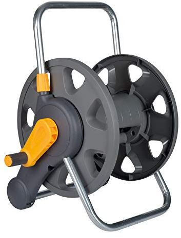 HOZELOCK - Avvolgitubo 2 in 1 da 60 m (solo bobina e fissaggi a parete): indipendente o montato a parete, bobina con corpo principale leggero e robusto per una maggiore durata e flessibilità d'uso [2475R0000]