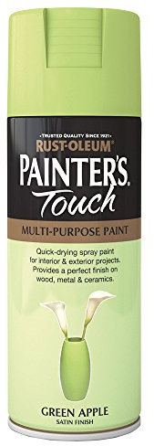 Rust-Oleum AE0050014E8 400ml Painter's Touch Spray Paint - Green Apple Satin