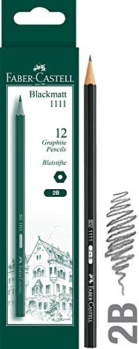 FABER-CASTELL 111102 Bleistift 1111 2b, 12 Stück