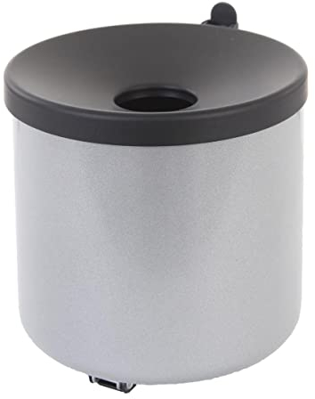 Selbstlöschender Wandaschenbecher aluminium/schwarz