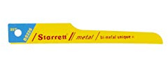 Starrett Reciprocating Pneumatic Saw Blade - 5 Pieces BS227-5 24 TPI Unified Shank Metal Cutting Bi-Metal - Compatible with Pneumatic / Air Saw Machines