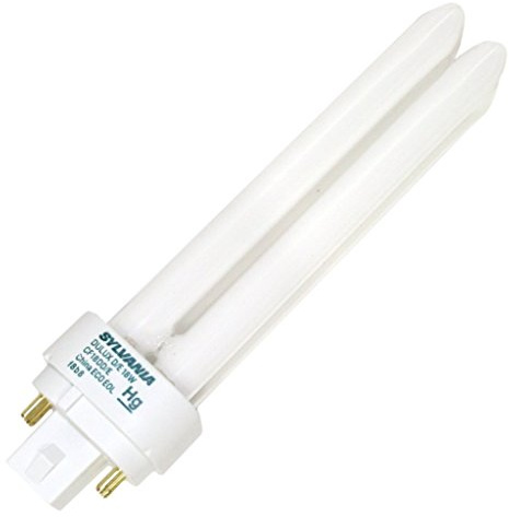 LEDVANCE Dulux D/E CFL Compact Fluorescent Light Bulb, 4 Pin, 18W, 10 Pack