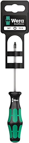 Wera 05100060001 367 SB Tournevis TORX, TX 10 x 80 mm, Noir/vert