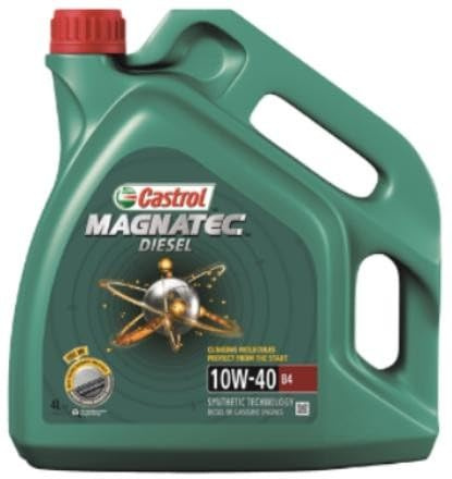 CASTROL Motoröl 10W-40 Magnatec Motor Öl ACEA A3/B3 ACEA A3/B4 API SL Diesel B4 4L Kompatibel mit VW Golf IV Schrägheck 1J1 Golf V Schrägheck 1K1 POLO 9N TOURAN 1T1, 1T2 Passat Variant 3C5