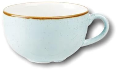 Churchill Stonecast -Cappuccino Cup- Inhalt: 34cl, Farbe wählbar (Duck Egg Blue)