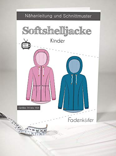 Schnittmuster Fadenkäfer Softshelljacken Kinder in den Größen 74 bis 164 Papierschnittmuster