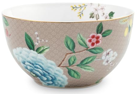 Pip Studio Blushing Birds Bowl Khaki 15 cm