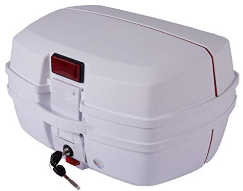 ZZXY Topcase Motorradkoffer - passend für 2 Helme, Top case 45L universal, für Roller, Motorrad, Mofa & Quad