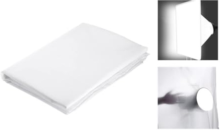1.5x6M Nylon Seide Weiß Nahtlose Diffusion Gewebe Blatt für Fotografie Studio Video Licht Softbox, Licht Zelt, Reflect Flagge Panel und DIY Beleuchtung Licht Modifikator