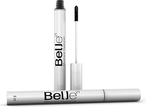 Belle21 Mascara Hyaluron für lange Wimpern - beschleunigt das Wachstum der Wimpern - hormonfrei, vegan & ohne Öl