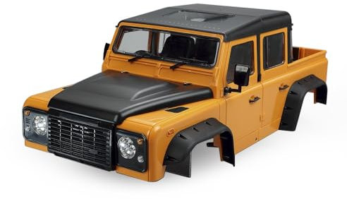 Greendhat Copertura del Corpo del carriole del carriole di plastica 313 mm di plastica Dura 12.3in for 1/10 Rc. Assial dell'automobile Crawler SCX10 90046. Traxxas. Trx4. Difensore ( Color : B )