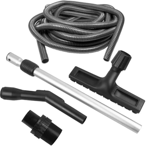 PRIMEBAG Gewebeschlauch 4m 58mm Komplettset 58 Innenliegende | Industriesauger Kesselsauger Stahlfeder, Meter