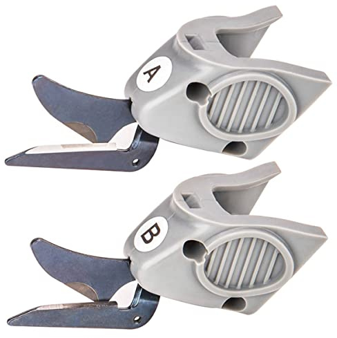 Piarktoy 2 pezzi testa di taglio forbici testa adatta per Wbt-1 tessuto forbici elettriche panno taglierina 1 set testa taglierina A e 1 set testa di taglio B