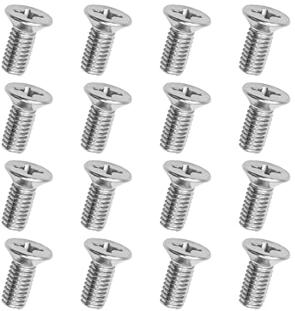 CGEAMDY 16 Stück Rotor Schrauben für Bremsscheiben Auto, Schrauben zur Befestigung von Autobremsscheiben, Bremsscheibenschraube Rotorschrauben, Edelstahl Rotor Screw