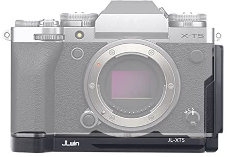 FOTGA L Bracket for Fujifilm X-T5, Arca-Swiss Tripod, DJI RS2/RSC2/RS3/RS3 PRO/RS3 Mini Stabilizer, Silver, Tripod Mount