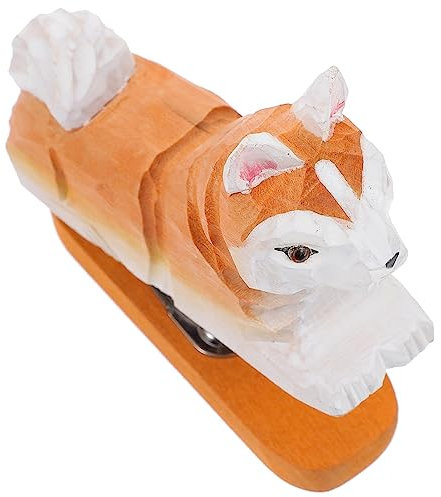 Operitacx Tierhefter Holz Hefter Schreibtisch-accessoires Wiederverwendbarer Papierheftwerkzeug Kleiner Holzhefter Als Bürotischdeko