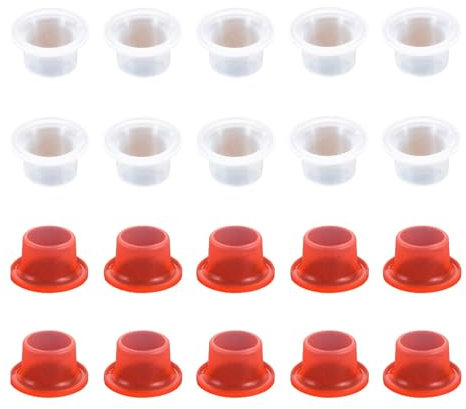 Folpus Auslaufsichere Dichtungen für Wasserhähne, Silikondichtungen, 1/2 Zoll, für Sanitärarmaturen, Langlebig, Ersatz für Rohrdichtringe, 20 Stück